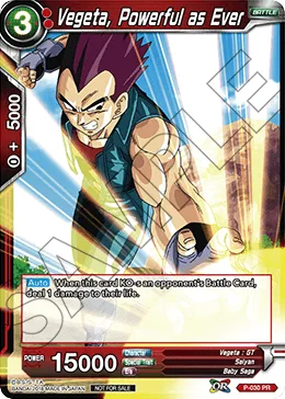 P-030 Vegeta, Powerful as Ever