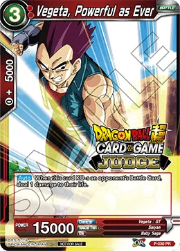 P-030 Vegeta, Powerful as Ever (Promo)