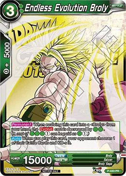 P-033 Endless Evolution Broly (Promo)