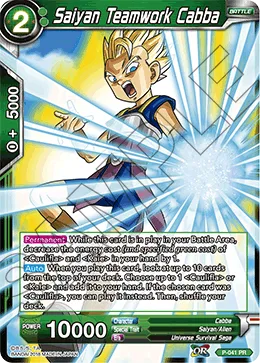 P-041 Saiyan Teamwork Cabba
