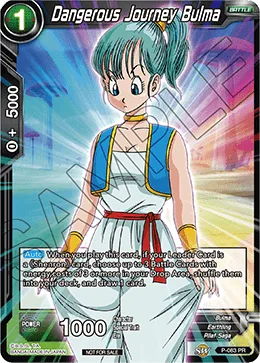 P-083 Dangerous Journey Bulma