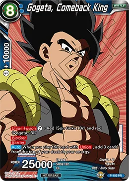 P-109 Gogeta, Comeback King