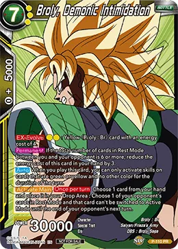 P-110 Broly, Demonic Intimidation