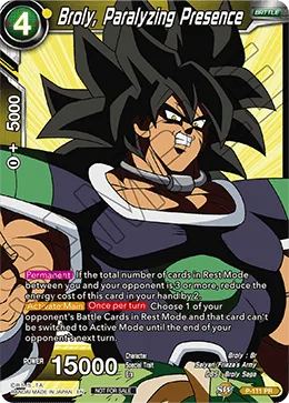 P-111 Broly, Paralyzing Presence