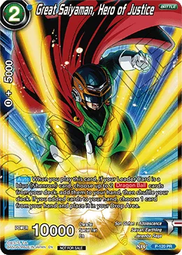 P-120 Great Saiyaman, Hero of Justice