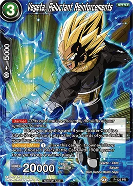 P-123 Vegeta, Reluctant Reinforcements