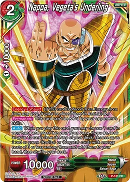 P-131 Nappa, Vegeta's Underling