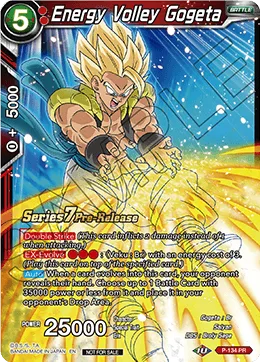 P-134 Energy Volley Gogeta (Promo)