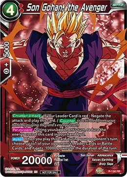 P-138 Son Gohan, the Avenger