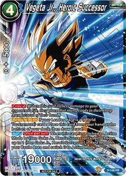 P-148 Vegeta Jr., Heroic Successor