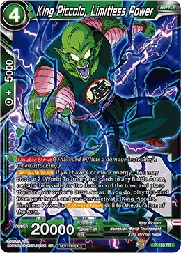 P-153 King Piccolo, Limitless Power