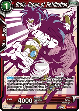 P-177 Broly, Crown of Retribution (Promo)