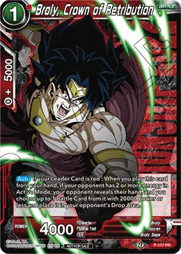 P-177 Broly, Crown of Retribution (Promo)