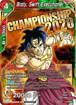 P-205 Broly, Swift Executioner