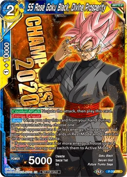 P-206 SS Rose Goku Black, Divine Prosperity
