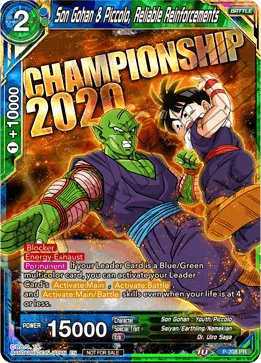 P-208 Son Gohan & Piccolo, Reliable Reinforcements