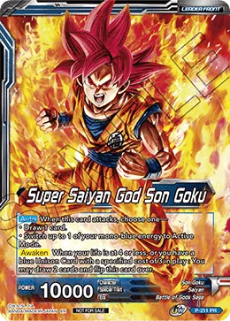 P-211 Super Saiyan God Son Goku
