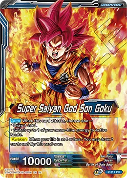 P-211 Super Saiyan God Son Goku (Promo)