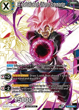 P-212 SS Rose Goku Black, Unison of Extermination