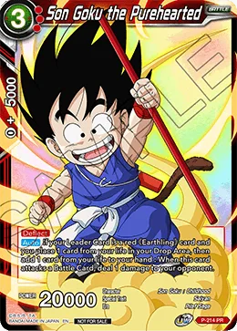 P-214 Son Goku the Purehearted (Alt art)