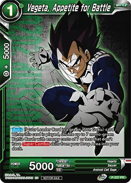 P-237 Vegeta, Appetite for Battle