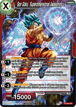 P-249 Son Goku, Superdimensional Awakening
