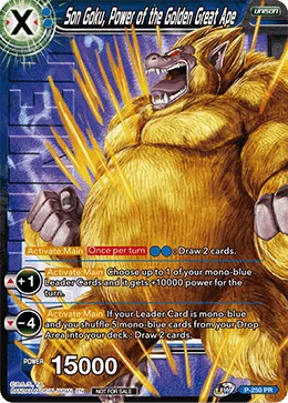 P-250 Son Goku, Power of the Golden Great Ape (Promo)
