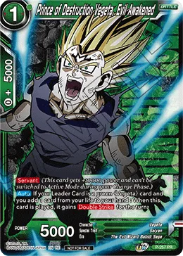 P-257 Prince of Destruction Vegeta, Evil Awakened (Promo)