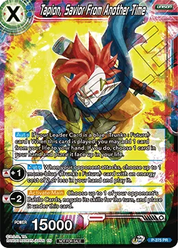 P-275 Tapion, Savior From Another Time