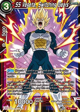 P-296 SS Vegeta, Switching Gears