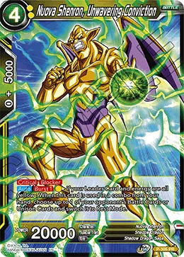 P-305 Nuova Shenron, Unwavering Conviction