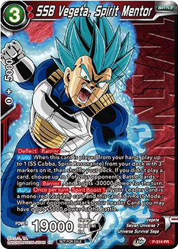 P-314 SSB Vegeta, Spirit Mentor (Promo)
