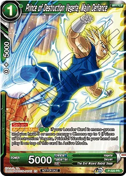P-320 Prince of Destruction Vegeta, Majin Defiance
