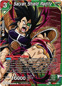 P-326 Saiyan Shield Raditz (Promo)