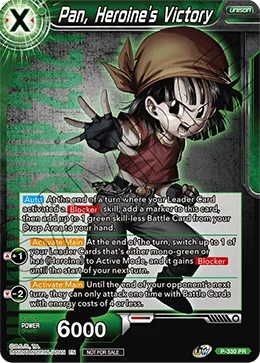 P-330 Pan, Heroine's Victory