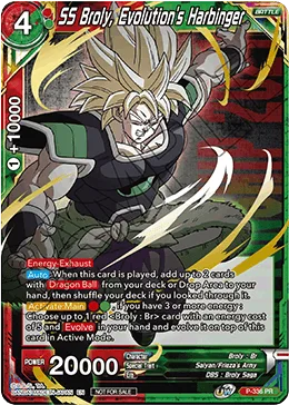 P-336 SS Broly, Evolution's Harbinger
