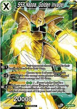 P-339 SS3 Nappa, Golden Invader