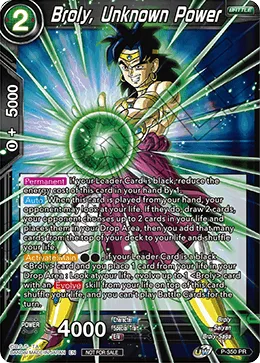 P-350 Broly, Unknown Power