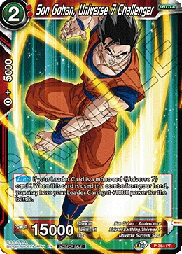 P-364 Son Gohan, Universe 7 Challenger (Promo)