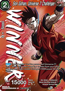 P-364 Son Gohan, Universe 7 Challenger (Promo)