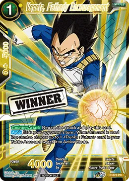 P-372 Vegeta, Fatherly Encouragement (Promo)