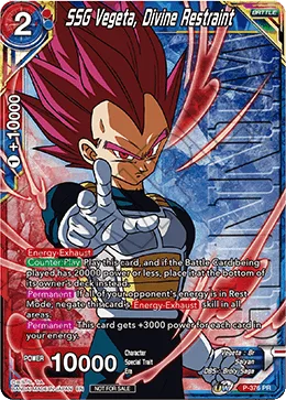P-376 SSG Vegeta, Divine Restraint (Promo)