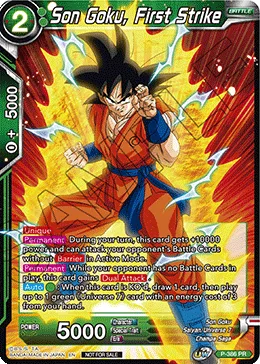 P-386 Son Goku, First Strike