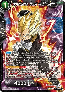 P-401 SS Vegeta, Burst of Strength