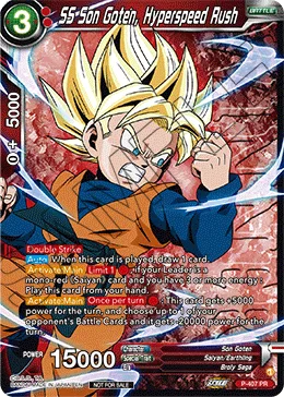 P-407 SS Son Goten, Hyperspeed Rush (Promo)