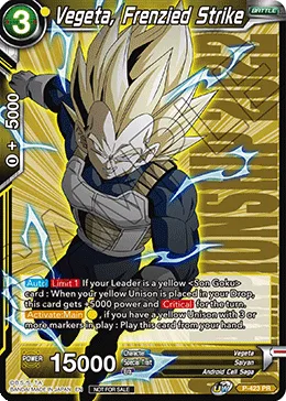 P-423 Vegeta, Frenzied Strike