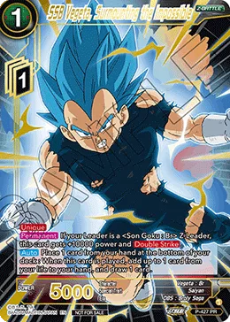 P-427 SSB Vegeta, Surmounting the Impossible (Promo)