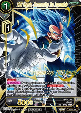 P-427 SSB Vegeta, Surmounting the Impossible (Promo)