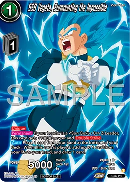 P-427 SSB Vegeta, Surmounting the Impossible (Promo)