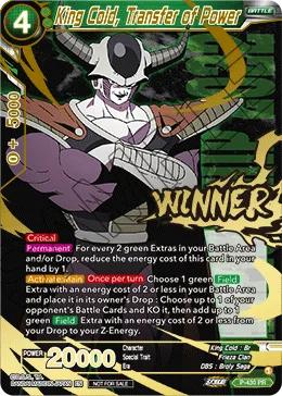 P-430 King Cold, Transfer of Power (Promo)